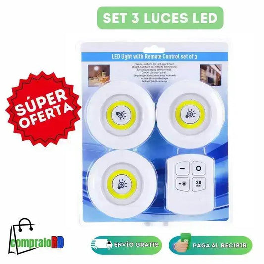 Set de 3 Luces LED - Compralord